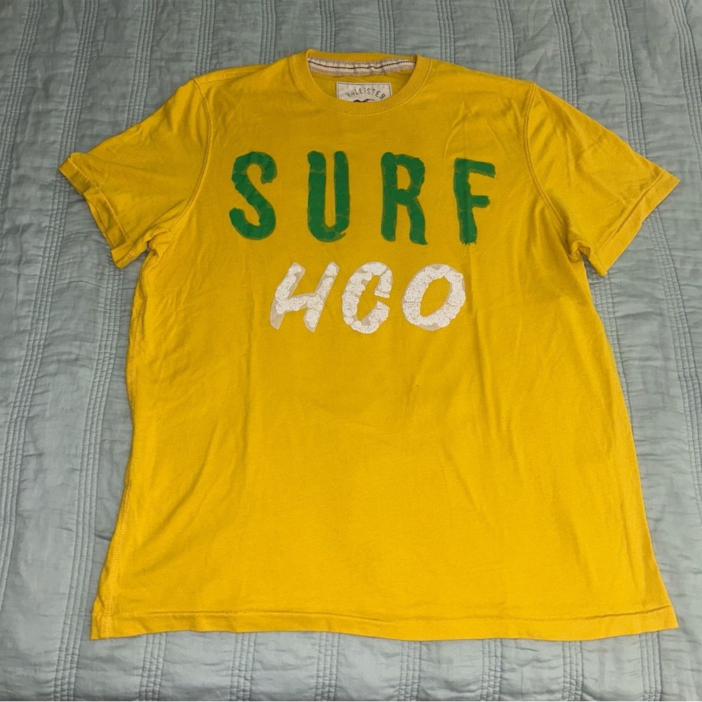 Hollister Surf tee yellow XL